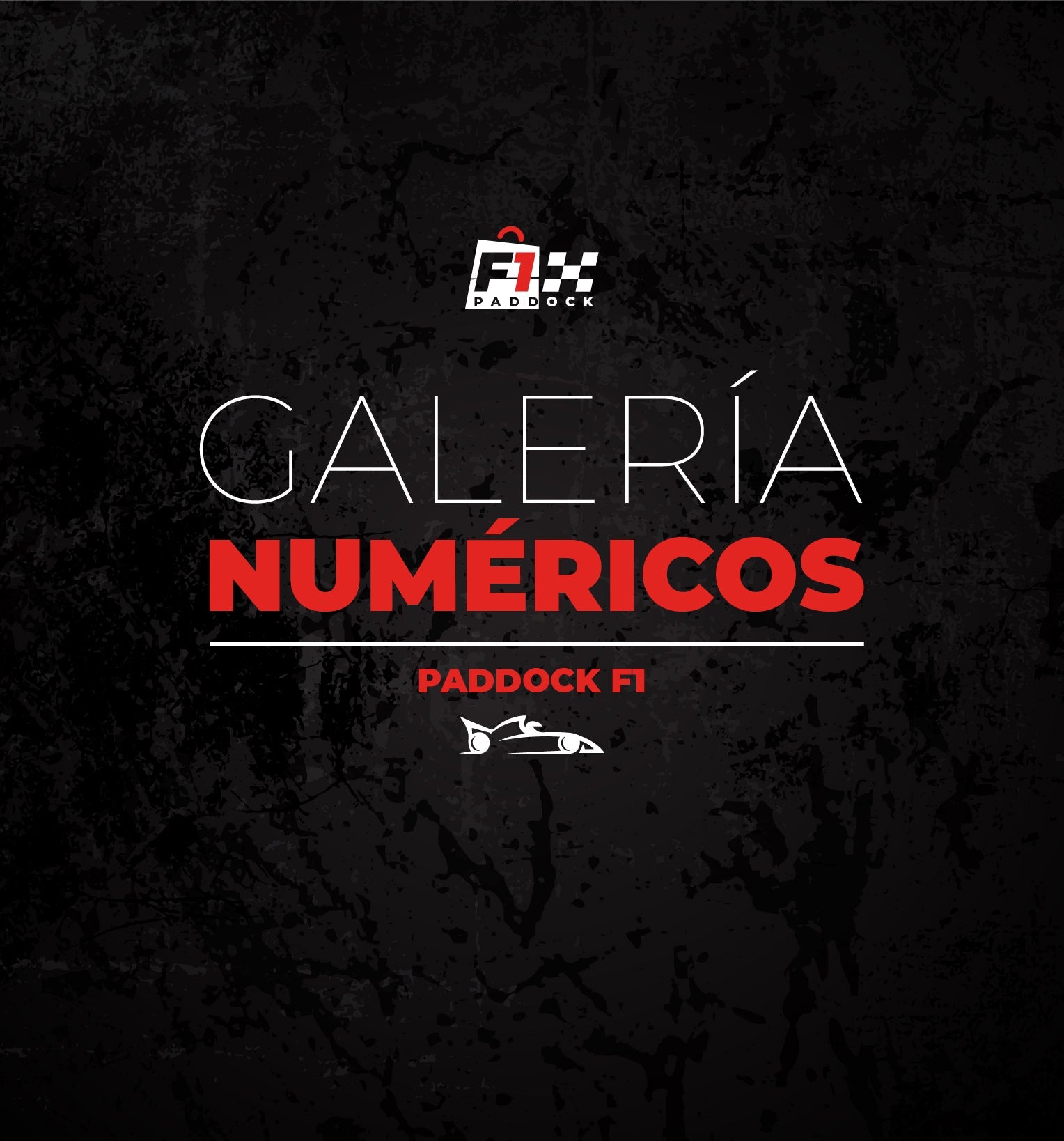 Galería Numéricos Paddock F1