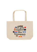 HOT GIRLS SUPPORT MAX – Sticker Tote Bag